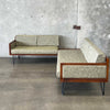 Pre-Owned Casara Modern Custom Sectional With New Fabric & Foam