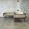 Pre-Owned Casara Modern Custom Sectional With New Fabric & Foam