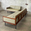 Pre-Owned Casara Modern Custom Sectional With New Fabric & Foam