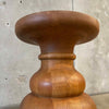 Pair of 1960's Oakwood Swivel Stools