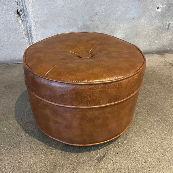 Mid Century Modern Stool On Casters