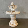 Vintage Cement Angel Bird Bath