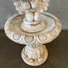 Vintage Cement Angel Bird Bath