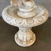 Vintage Cement Angel Bird Bath