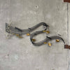 Mid Century Modern Music Notes Metal Sculpture By Curtis Jere