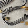 Mid Century Modern Music Notes Metal Sculpture By Curtis Jere