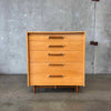 Mid Century Modern 1960's Highboy Dresser By American Of Martinsville