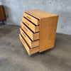 Mid Century Modern 1960's Highboy Dresser By American Of Martinsville