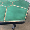 Catalina Green Tile Table on Hand Forged Wrought Iron Base