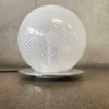 Venini Table Lamp Swirl Glass Globe By Murano, Italy c. 1980's