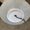 Venini Table Lamp Swirl Glass Globe By Murano, Italy c. 1980's