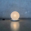 Venini Table Lamp Swirl Glass Globe By Murano, Italy c. 1980's