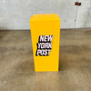 New York Post Vinyl Record Stand Recycled Newspaper Box