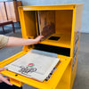New York Post Vinyl Record Stand Recycled Newspaper Box