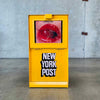 New York Post Vinyl Record Stand Recycled Newspaper Box