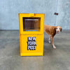 New York Post Vinyl Record Stand Recycled Newspaper Box