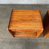 Pair of Solid Oak Nightstands