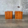 Pair of Solid Oak Nightstands