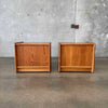 Pair of Solid Oak Nightstands
