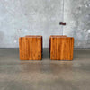 Pair of Solid Oak Nightstands