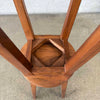 Pair of Studio Craft Solid Walnut Stools