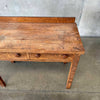 Antique Solid Oak Library Table / Desk