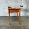 Antique Solid Oak Library Table / Desk