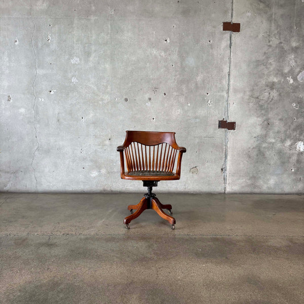 Antique Oak Desk Chair