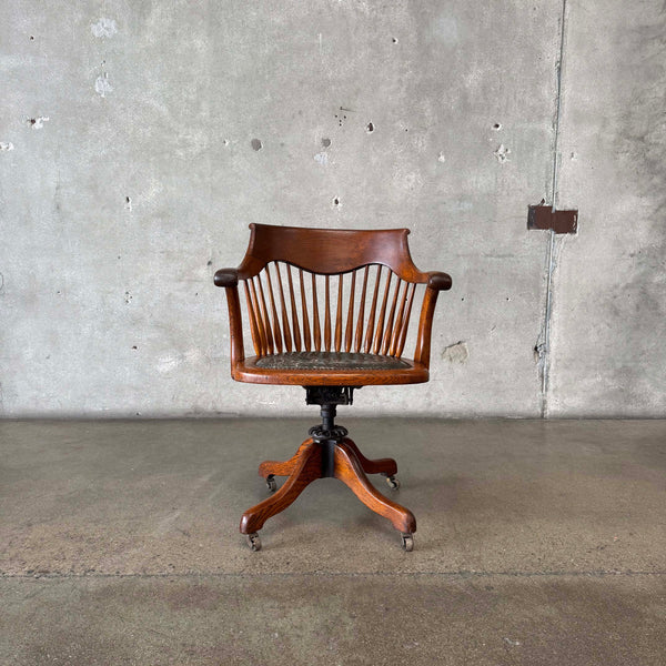 Antique Oak Desk Chair