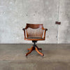 Antique Oak Desk Chair
