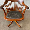 Antique Oak Desk Chair