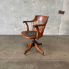 Antique Oak Desk Chair