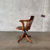 Antique Oak Desk Chair