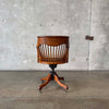 Antique Oak Desk Chair