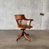 Antique Oak Desk Chair