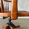 Antique Oak Desk Chair