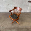 Antique Oak Desk Chair