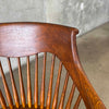 Antique Oak Desk Chair