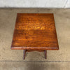 Antique Oak Plant Stand