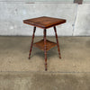 Antique Oak Plant Stand