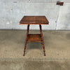 Antique Oak Plant Stand