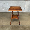 Antique Oak Plant Stand
