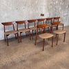Set of Eight Harry Ostegaard Dining Chairs