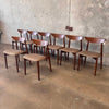 Set of Eight Harry Ostegaard Dining Chairs