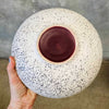 Edith Heath Ceramics White Speckled Glaze Pottery Bowl