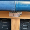 Danish Modern Leather & Teak Settee By Komfort - Denmark