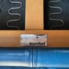 Danish Modern Leather & Teak Sofa By Komfort- Denmark