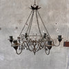 Vintage Wrought Iron Six Candle Light Fixture