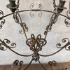 Vintage Wrought Iron Six Candle Light Fixture