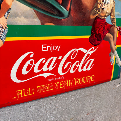 1982 Coca Cola Metal Sign